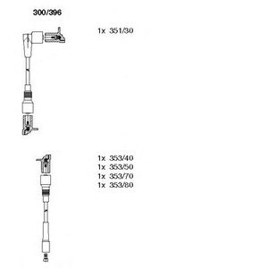 Комплект проводов зажигания 300/396 Bremi