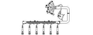 Комплект проводов зажигания 784A100 Bremi