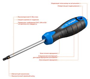 ЗУБР Профессионал TX25x100 отвертка 2523425 Зубр