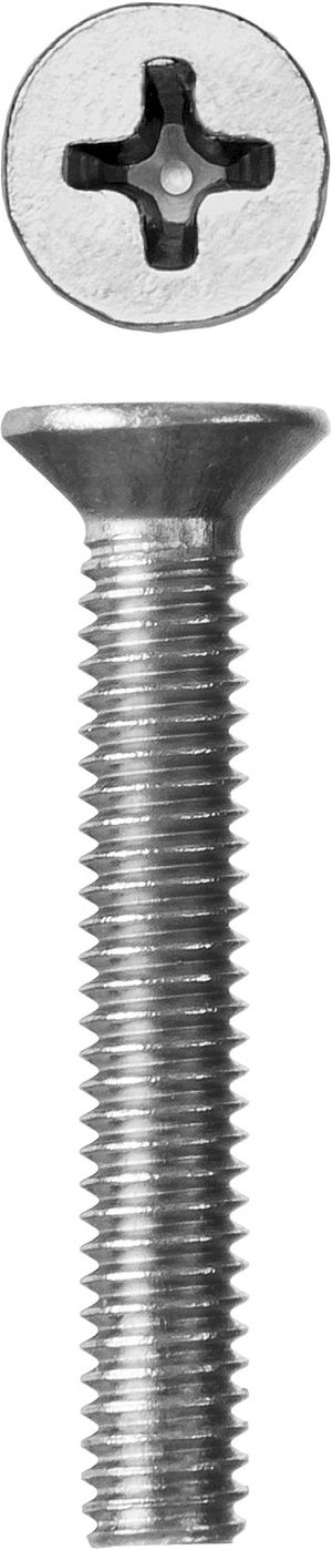 ЗУБР DIN 965, кл. пр. 4.8, M4 х 25 мм, цинк, 5 кг, винт с потайной головкой (303110-04-025) 30311004025 Зубр