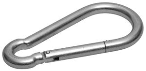 Карабин DIN 5299С, 8мм, 25 шт, оцинкованный, ЗУБР 430454508 Зубр