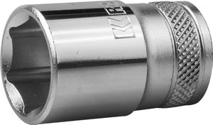 ТОРЦОВАЯ ГОЛОВКА KRAFTOOL 'INDUSTRIE QUALITAT', CR-V, FLANK, ХРОМОСАТИНИРОВАННАЯ, 1/2', 16 ММ 2780516z01 Kraftool