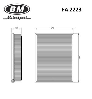 Фильтр_воздушный FA2223 BM