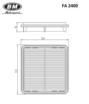 Фильтр_воздушный FA2400 BM