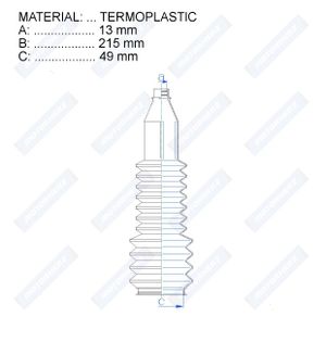 Пыльник рулевой рейки RDZ0441MG RDZ0441MG Motorherz