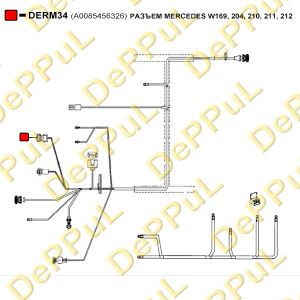 Разъем электрический DERM34 Deppul
