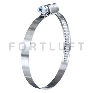 Хомут червячный нержавеющая сталь 6080w2 FortLuft