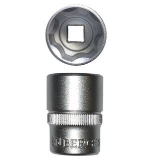 Головка торцевая 6-гранная 1/2'' 24мм SuperLock Berger BG12S24 bg12s24 Berger