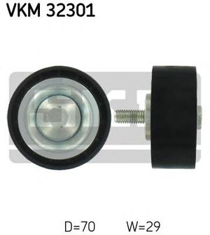 Паразитный / ведущий ролик, поликлиновой ремень VKM 32301 Skf