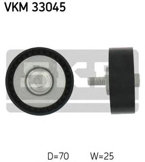 Ролик-натяжитель ручейкового ремня для Lancia Phedra 2002-2010 VKM 33045 Skf