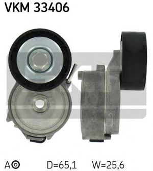 Натяжной ролик, поликлиновой  ремень VKM 33406 Skf