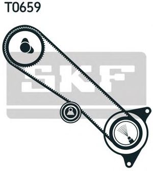 К-кт ремня ГРМ для Toyota Hilux 2005-2015 VKMA 91711 Skf
