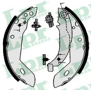 Колодки барабанные к-кт для Peugeot 309 1986-1993 04670 Lpr