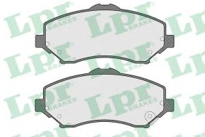 Комплект тормозных колодок, дисковый тормоз 05P1549 Lpr