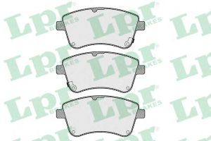 Комплект тормозных колодок, дисковый тормоз 05P1623 Lpr