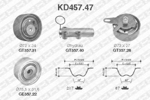 Комплект ремня ГРМ KD457.47 Snr