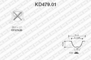 Комплект ремня ГРМ KD479.01 Snr