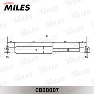 Упор газовый капота LAND ROVER RANGE ROVER 3/02- CB00007 CB00007 Miles