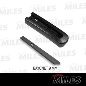 Адаптер MILES KM8 /KM810/ щеток с/о для гибридных щеток BAYONET 9mm в пакете km8 Miles
