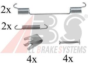 К-кт установочный задних колодок для Fiat Doblo 2005-2015 0836Q Abs