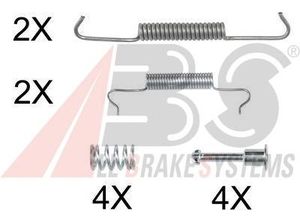 К-кт установочный колодок ручных для Kia Sportage 2004-2010 0887Q Abs