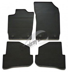 Коврики салона Audi A1 2010-> черные 156039019bl Gumarny Zubri