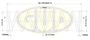 Пружина GCS085703 G.U.D.