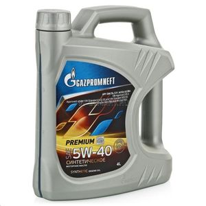 Моторное масло Газпромнефть Premium L 5w40 4л. 2389900122 Gazpromneft