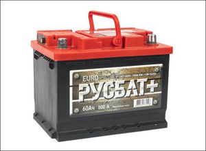РУСБАТ+  6СТ-60 Евро 4607034731298 Аком