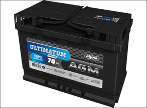 Аккумулятор Аком Ultimatum VRLA AGM 70Ah/760 прав.+ /277x175x190/ 4607034731472 Аком