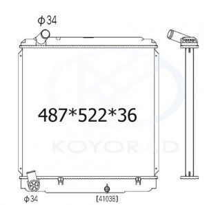 Радиатор охлаждения двигателя TO053336 AD Radiators