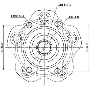 Ступича задняя Z89154R Zikmar