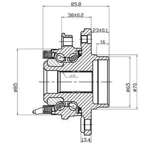 СТУПИЦАПЕРЕДНЯЯ Z89294R Zikmar