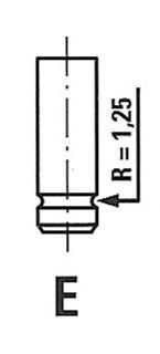 Клапан выпускной двигателя R6594/RNT Freccia