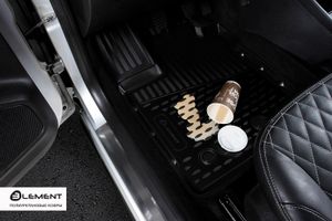 омплект резиновых автомобильных ковриков  в салон      шт полиуретан element3d1671210k Element