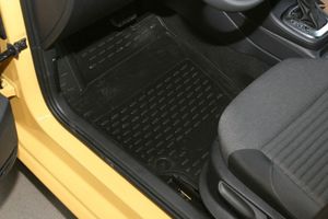 Комплект резиновых автомобильных ковриков 3D в салон VW Polo V 12/2009->, хб., 4 шт. (полиуретан) nlc3d5128210kh Element