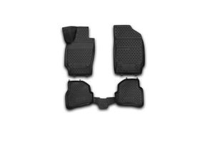 Комплект резиновых автомобильных ковриков 3D в салон VW Polo V 12/2009->, хб., 4 шт. (полиуретан) nlc3d5128210kh Element