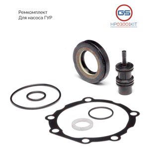 HP03001KIT Ремкомплект насоса ГУР AUDI A4 2007-,  BMW 5 E60 2003-2009, Mercedes Sprinter W906 2006- HP03001KIT GS
