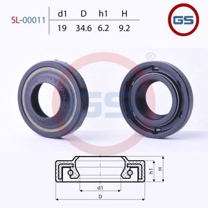 Сальники рулевых реек 19*34.6*6.2/9.2 1РМ F00011 sl00011 GS