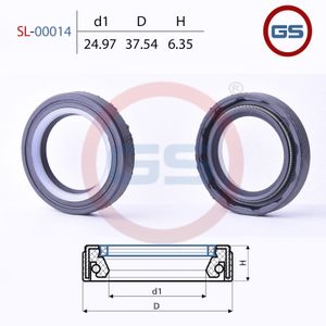 Сальники рулевых реек 24.97*37.6*7 7V1 F00014 sl00014 GS