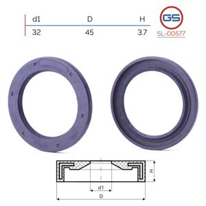 Сальник рулевой рейки 32*45*3.7 (3) SL00577 GS