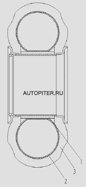 Лента ободная (флиппер) 17,5-25 SDLG933/936 XCMG LW300/ZL30 4110000003001 SDLG