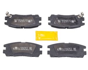 Колодки тормозные задние дисковые к-кт для Great Wall HOVER H5 2010-2017 1187kt KoTL