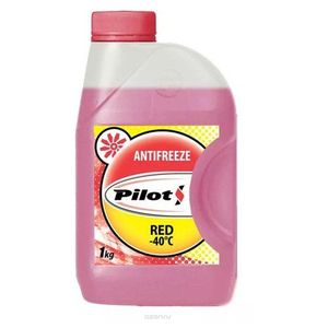 Антифриз красный готовый -40С 1кг PILOTS