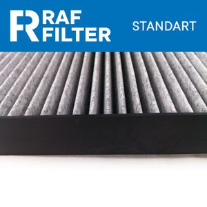 Элемент фильтрующий салона NISSAN Note,RENAULT Logan1,Duster,Sandero,Clio3 угольный RAF FILTER rstc001rexy Raf Filter
