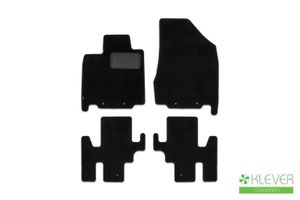 Коврики в салон Standard NISSAN Pathfinder, 2014->, внед., 4 шт. (текстиль) klever02365901210kh Klever