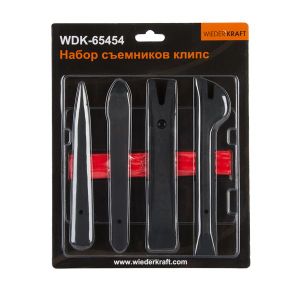 Набор съемников для панелей интерьера автомобиля, 4 предмета в блистере. wdk65454 WiederKraft