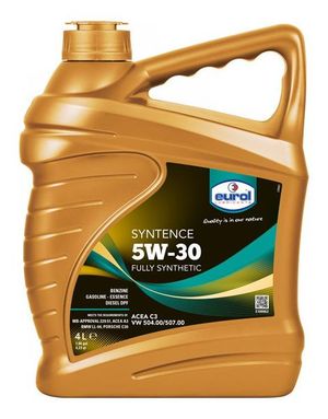Моторное масло Eurol Syntence 5W30  VW 504507 4л e1000624l Eurol