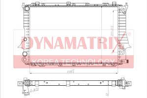 радиатор охлаждения dr60477 Dynamatrix-Korea
