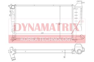 РАДИАТОР ОХЛАЖДЕНИЯ DR61313 Dynamatrix-Korea